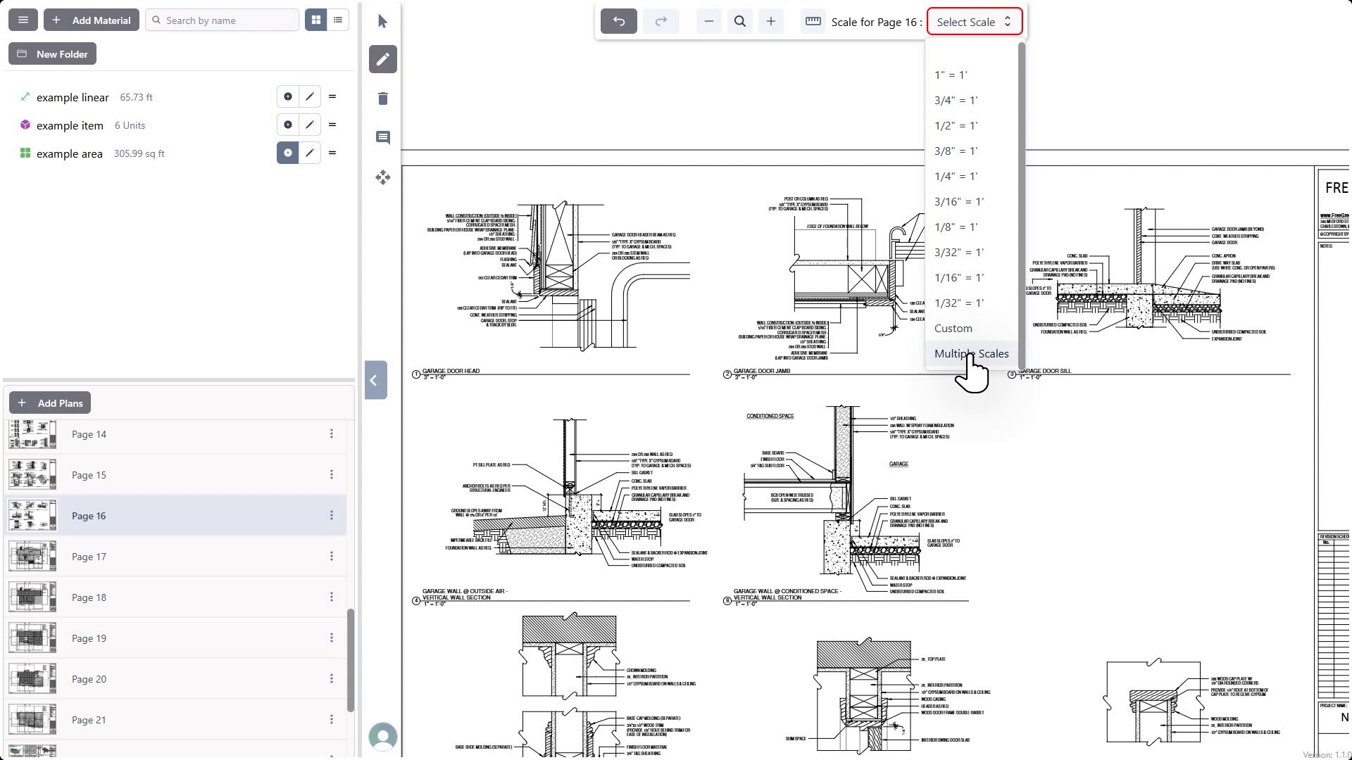Selecting Multiple Scales option